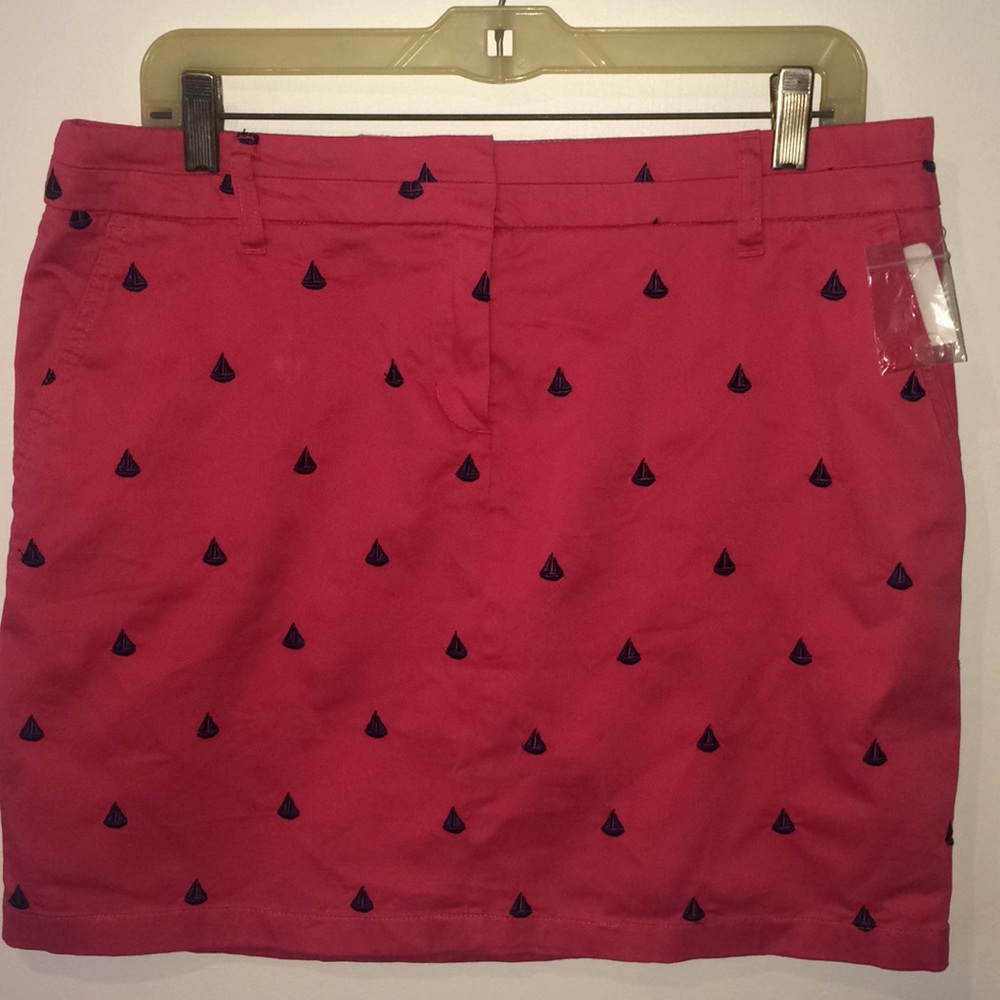 Preppy Fuschia Mini Skirt